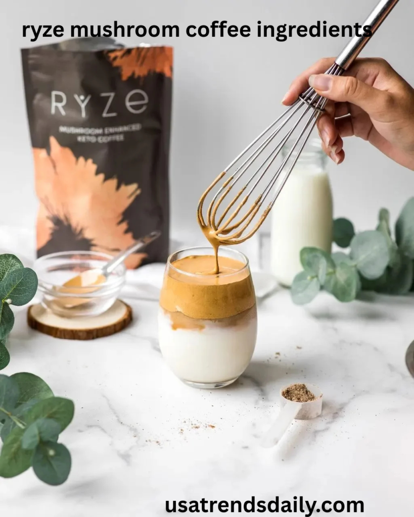 ryze mushroom coffee ingredients