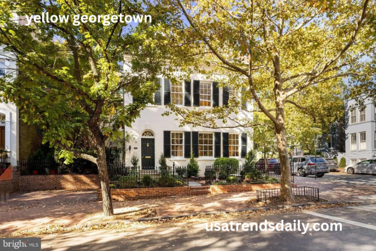 Yellow Georgetown: A Colorful Journey Through History, Architecture, and Culture
