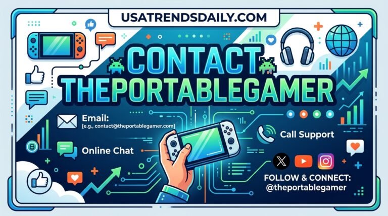 Contact ThePortableGamer: Complete Guide to Reaching the Gaming Platform contact theportablegamer