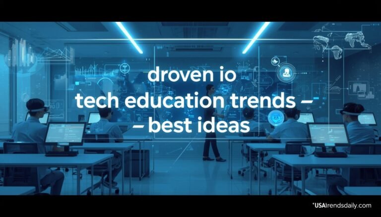 Droven IO Tech Education Trends and the Digital Learning Shift droven io tech education trends