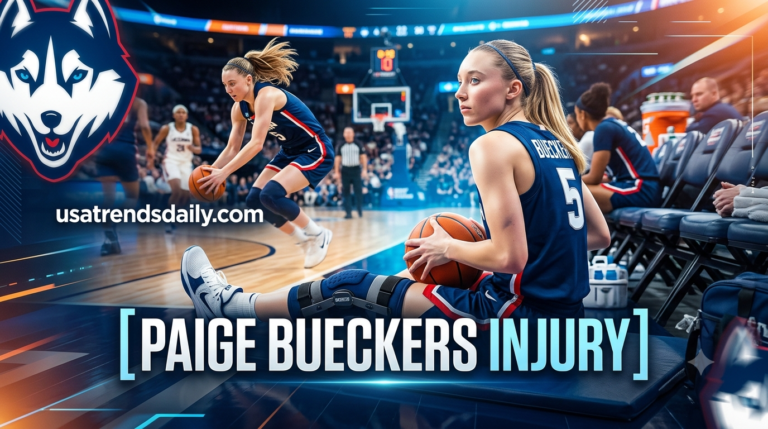 Paige Bueckers Injury Update: What Happened, How Serious It Is, and What Comes Next "Dallas Wings guard Paige Bueckers holding her head after a collision with Sparks forward Nneka Ogwumike during a WNBA game."